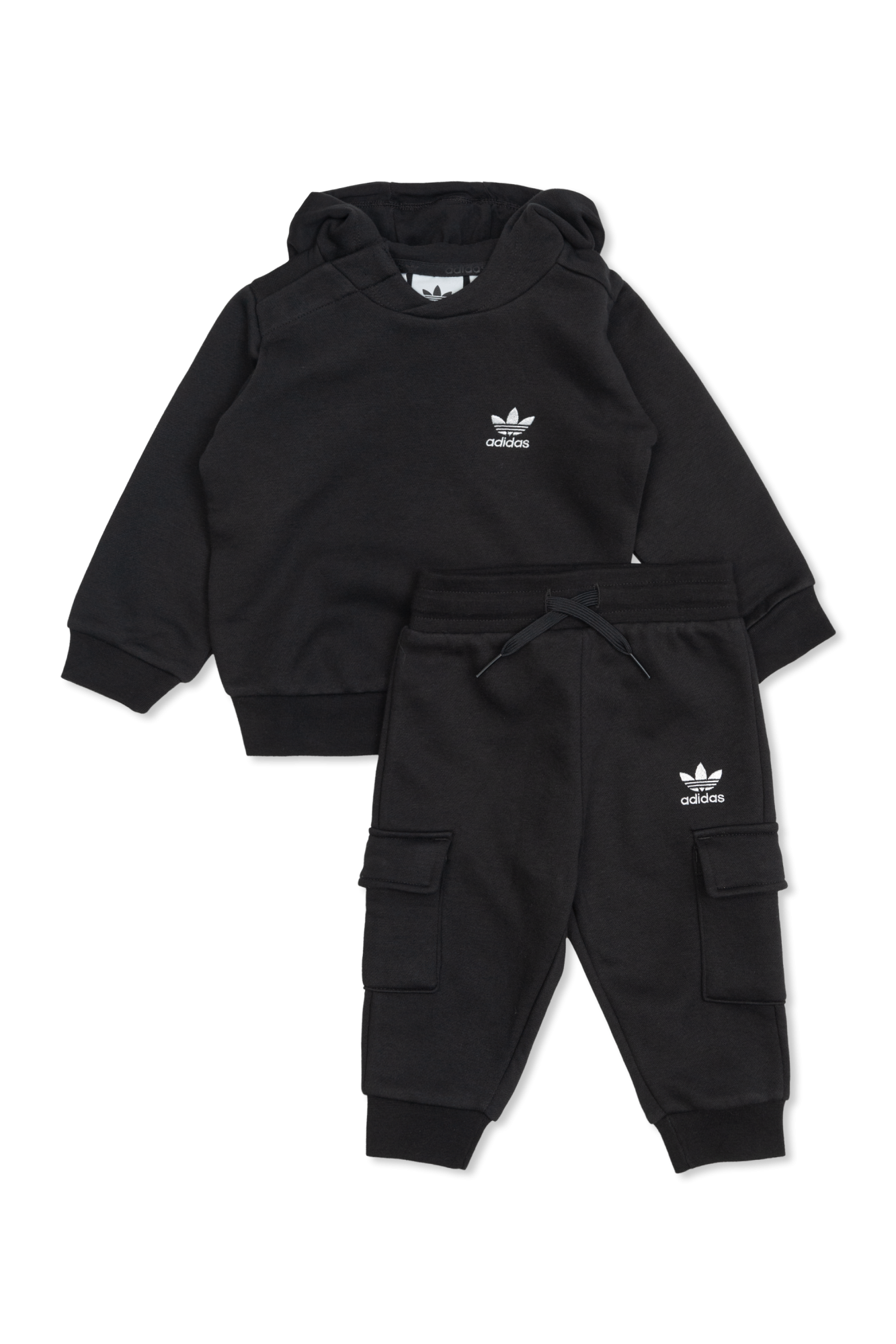 Black Tracksuit set sweatshirt and pants ADIDAS Kids Vitkac Australia